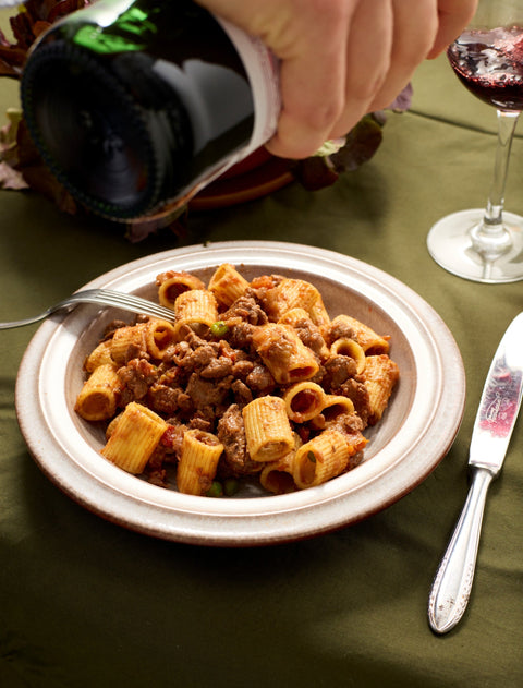 Pappardelle met ragu di cinghiale