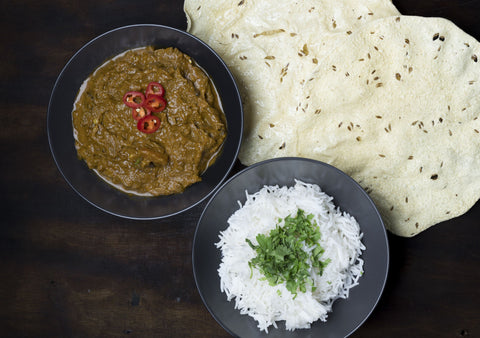 Tikka masala van wild zwijn